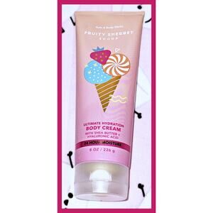 Bath & Body Works Fruity Sherbet Scoop 8 oz Ultimate Hydration Body Cream